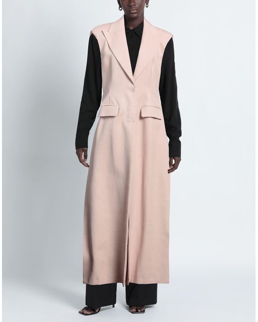Ombra Pink Overcoat & Trench Coat