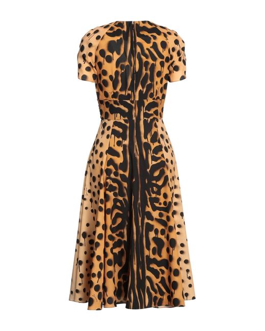 DSquared² Metallic Midi Dress