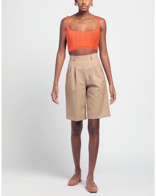 SOLOTRE Orange Top Cotton