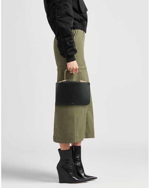 REE PROJECTS Black Handbag Calfskin