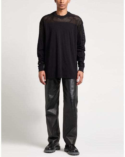 Rick Owens X Champion Black T-Shirt for men
