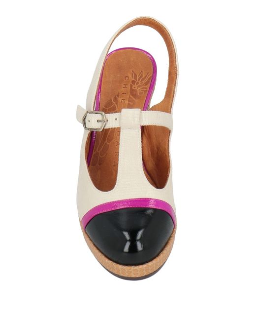 Chie Mihara Pink Ivory Pumps Leather