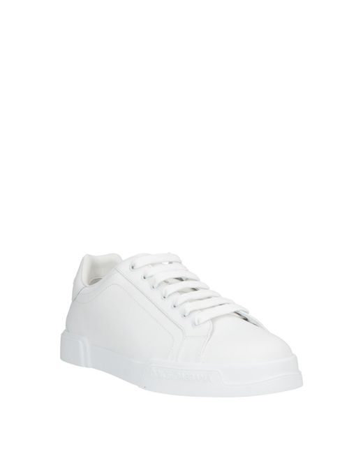 Dolce & Gabbana White Sneakers Leather for men