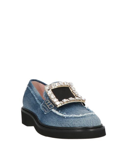 Roger Vivier Blue Loafers