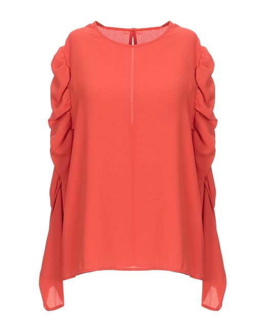 ..,merci Blusa da donna di colore arancione ..,merci Blusa da donna di colore arancione