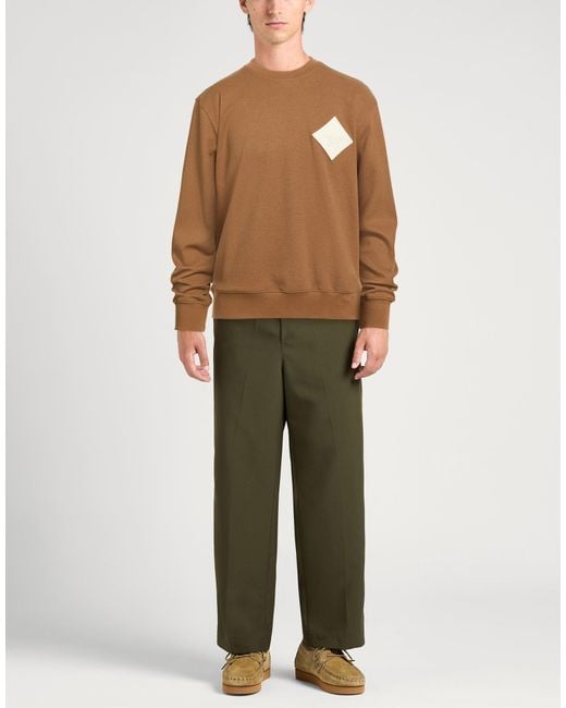 MCM Brown Sweatshirt Polyester, Cotton, Polyamide for men