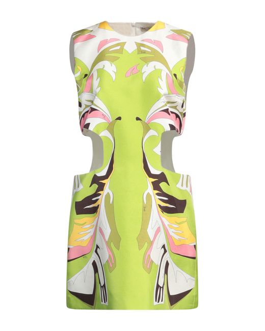 Emilio Pucci Green Mini-Kleid