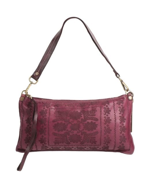 Caterina Lucchi Purple Plum Handbag Calfskin