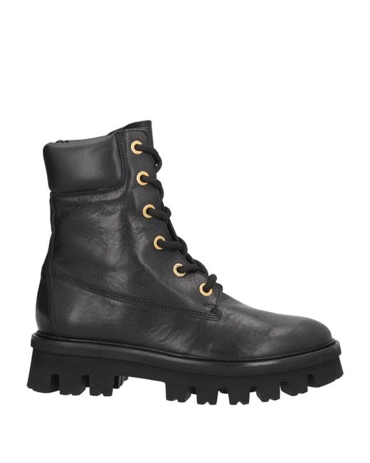 Agl Attilio Giusti Leombruni Black Ankle Boots Leather