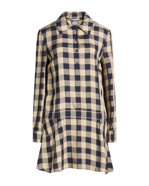 Moschino Natural Mini Dress Viscose