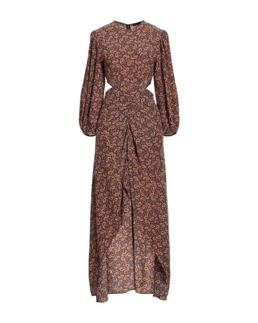 Maje Brown Maxi Dress