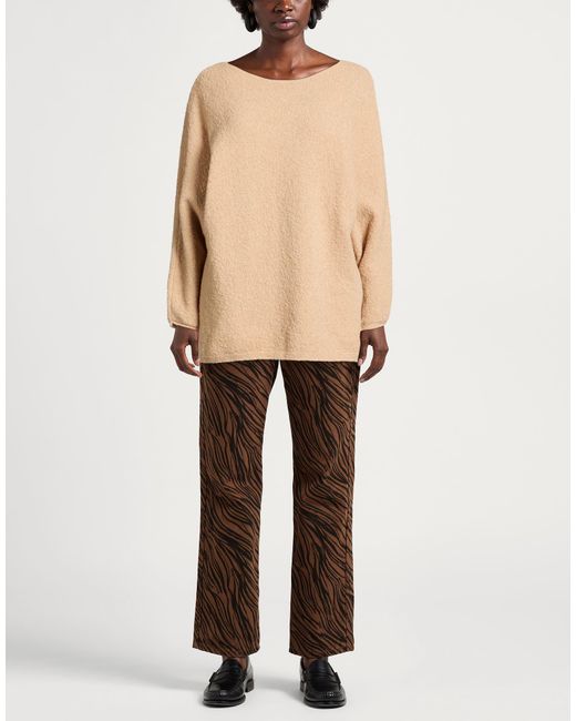 Alpha Studio Natural Camel Sweater Wool, Polyamide