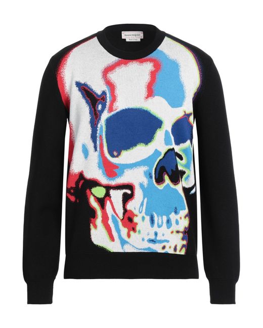 McQueen Blue Sweaters for men