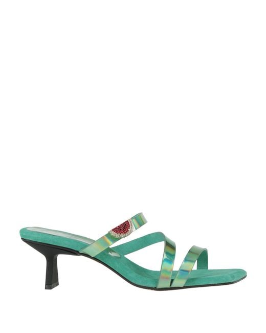 Ras Green Sandale