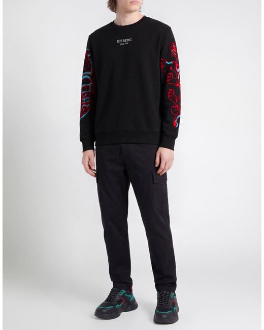 Iceberg Black Sweatshirts for men
