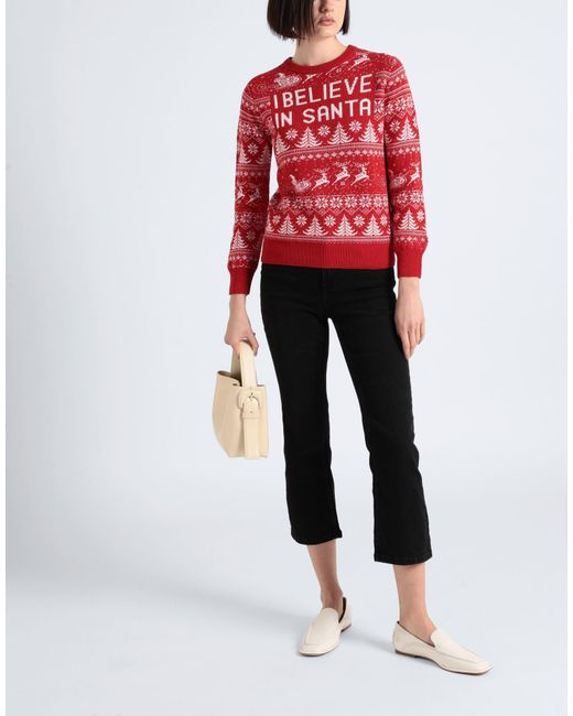 Pullover Mc2 Saint Barth en coloris Red