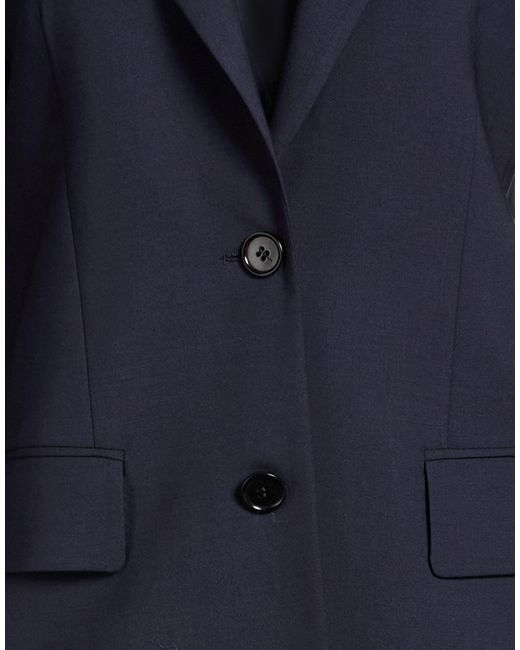 MSGM Blue Midnight Blazer Virgin Wool, Elastane