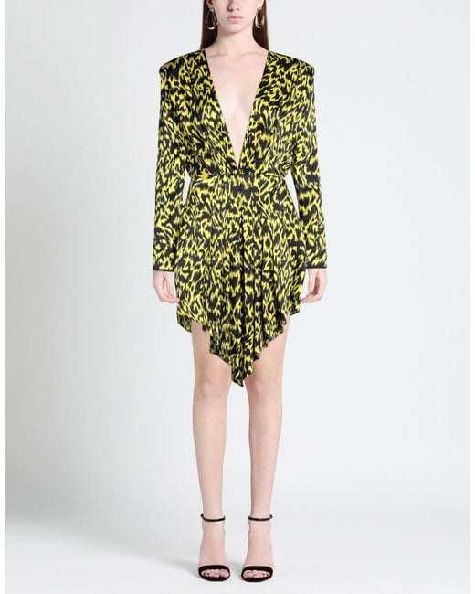 Alexandre Vauthier Green Mini Dress