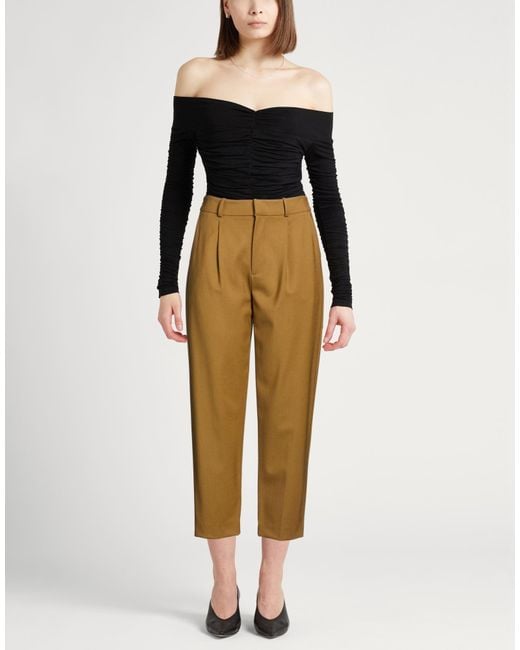 PT Torino Natural Khaki Pants Virgin Wool, Elastane