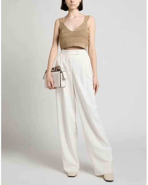 Liu Jo Gray Top Viscose, Metallic Polyester