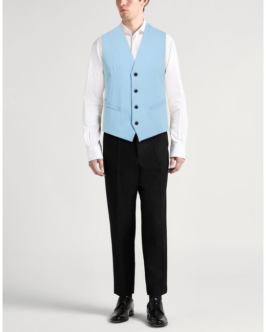 Barbati Blue Waistcoat for men