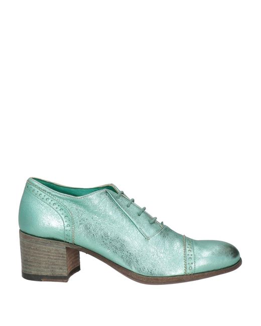 Pantanetti Green Lace-up Shoes