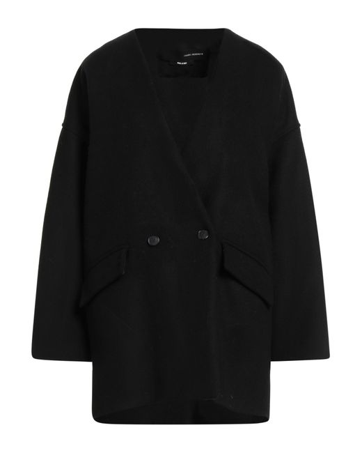 Isabel Benenato Black Coat Virgin Wool, Polyamide