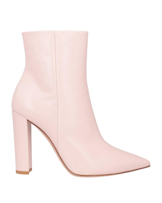 Gianvito Rossi Pink Ankle Boots