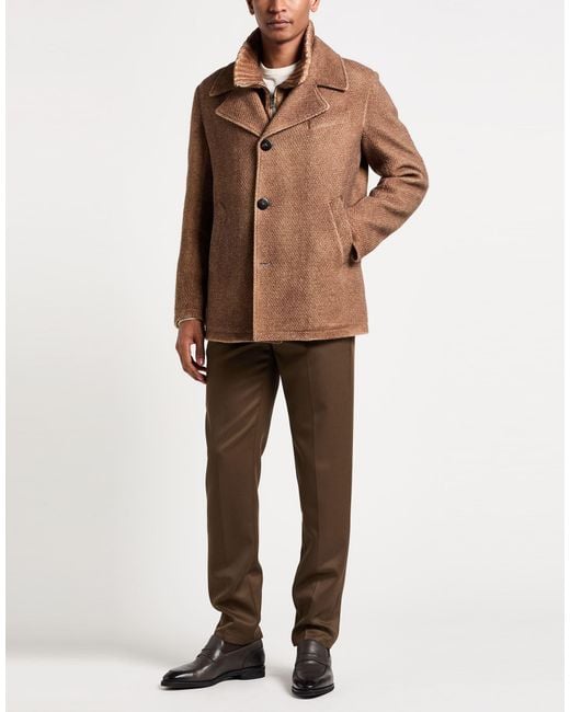 Abrigo GMS-75 de hombre de color Brown