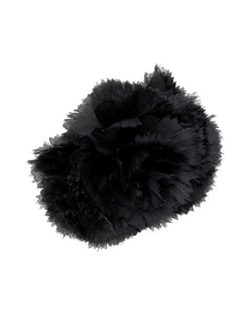 Alexandre Vauthier Black Brooch