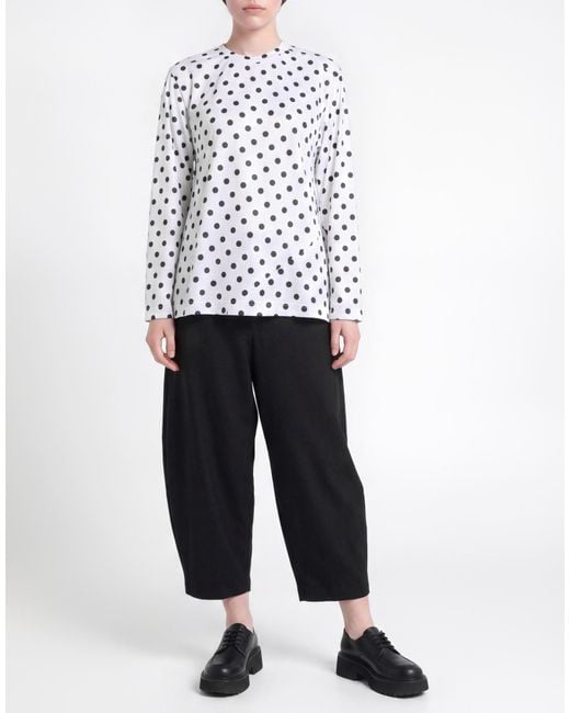 Comme des Garçons White T-Shirt Polyester