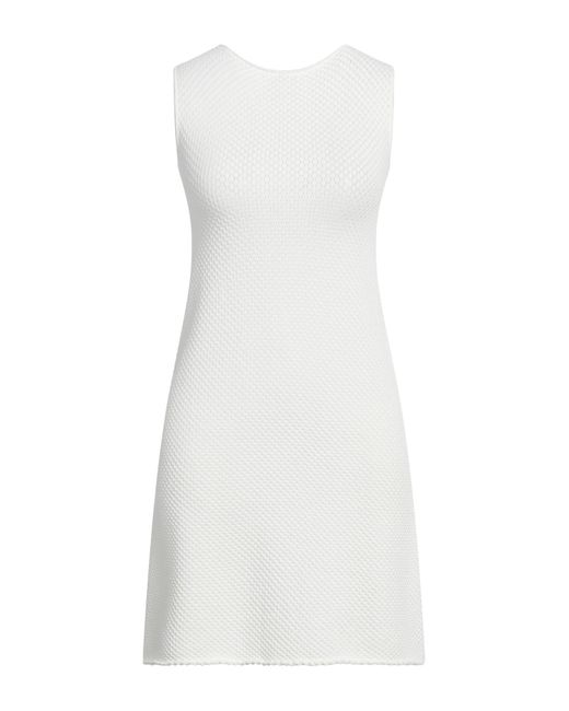 Roberto Collina White Mini-Kleid