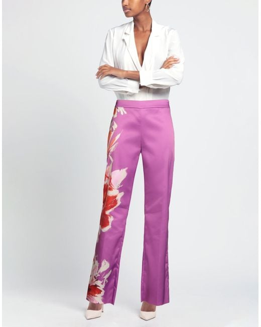 Camilla Pink Pants Polyester, Elastane