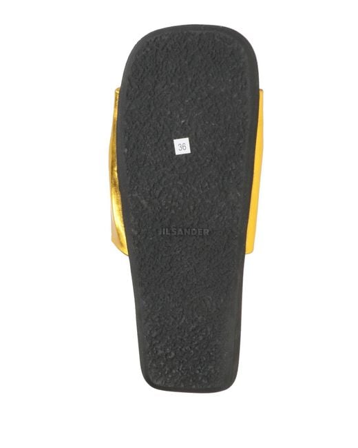 Jil Sander Yellow Sandals