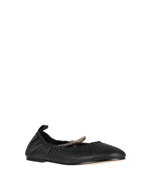 STUDIO AMELIA Black Ballet Flats
