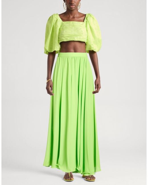 ViCOLO Green Maxi Skirt Polyester