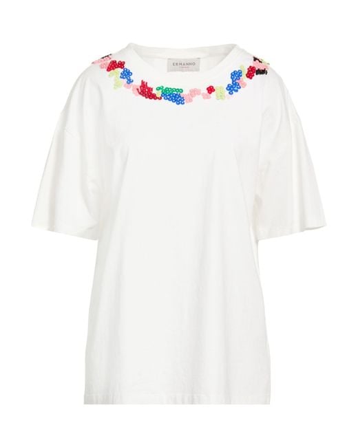 ERMANNO FIRENZE White T-Shirts