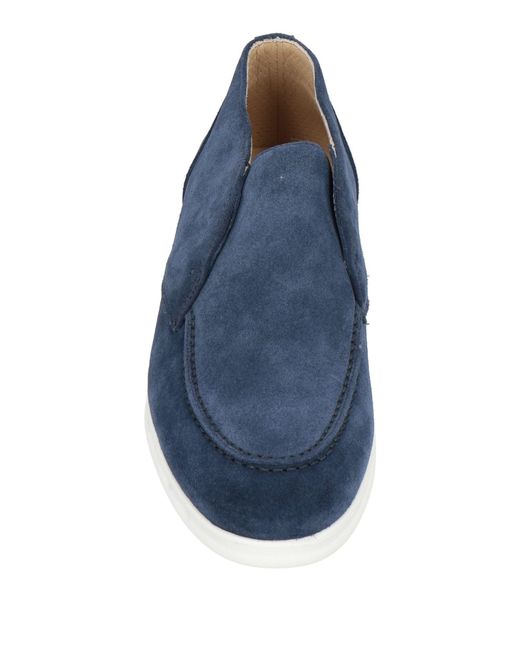 Doucal's Blue Ankle Boots Leather