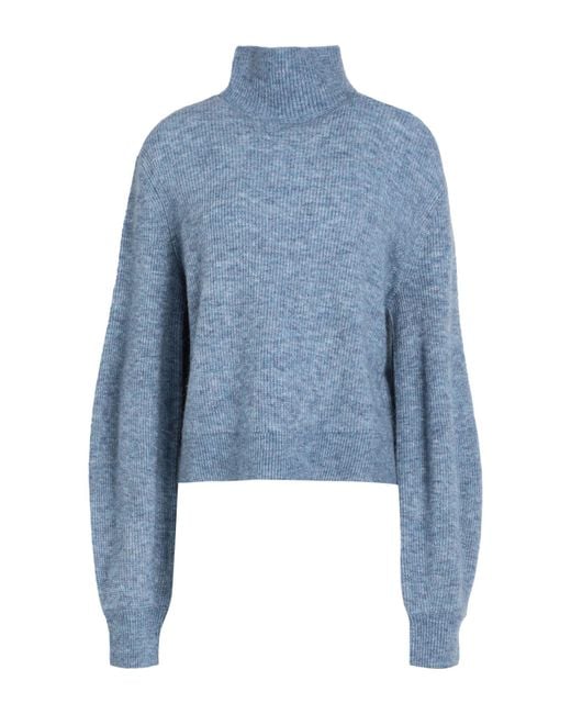 Maje Blue Turtleneck