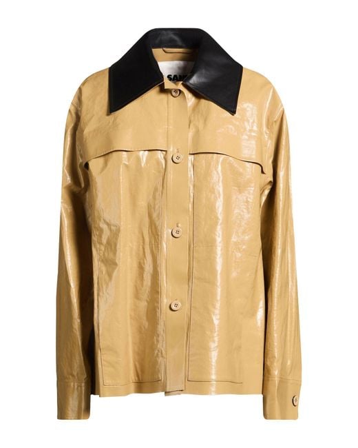 Jil Sander Yellow Jacket Linen