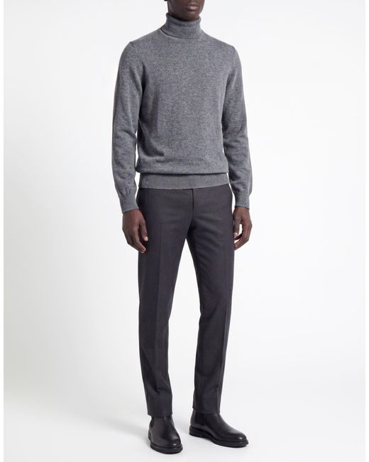 Gran Sasso Blue Turtleneck Cashmere for men