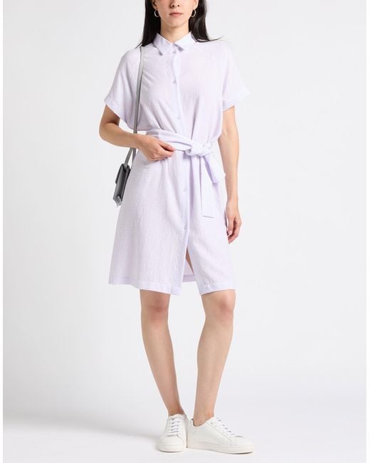 ARMANI EXCHANGE Purple Mini Dress