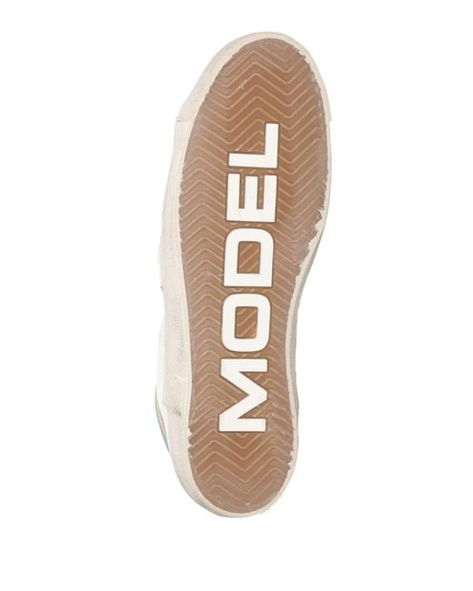 Philippe Model White Sneakers Leather for men