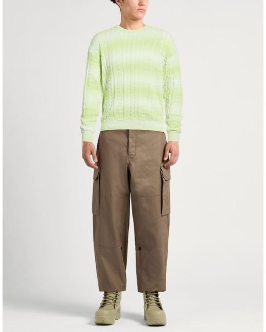 Gcds Green Light Sweater Cotton, Polyamide, Elastane for men