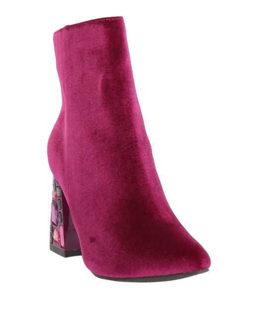 Menbur Purple Ankle Boots