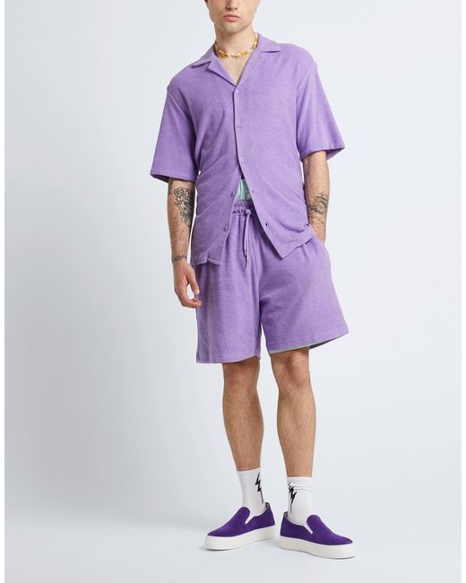 8 by YOOX Purple Shirt for men