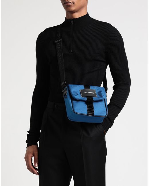 Karl Lagerfeld Blue Cross-body Bag for men