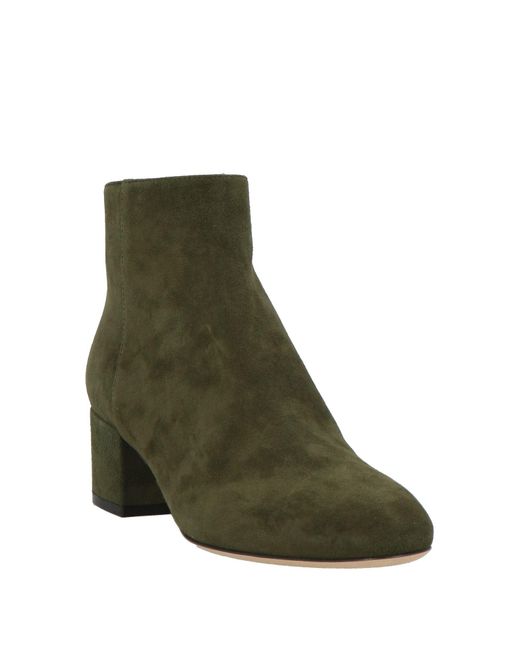 Sergio Rossi Green Ankle Boots