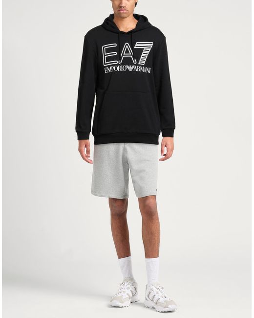 EA7 Black Sweatshirts for men
