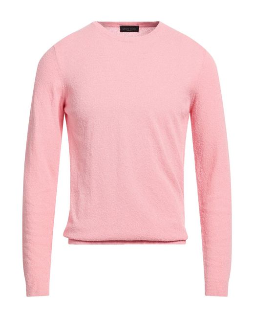 Pullover di Roberto Collina in Pink da Uomo